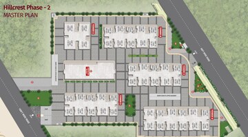Master Plan in 3 BHK Apartment at Pacifica Hillcrest Phase 2, Gachibowli – for Sale