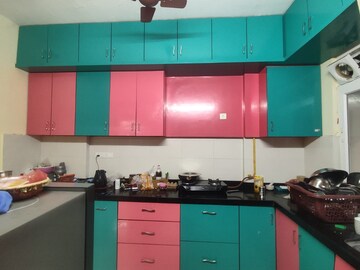 Kitchen in 2 BHK Apartment at Pacifica Hill Crest, Gachibowli – for Rent