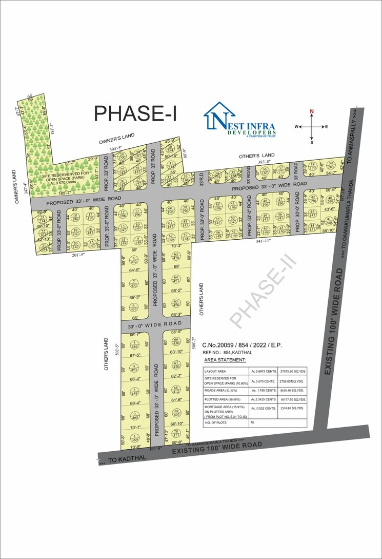 Other, kadthal  150 Sq.Yd. Plot In Kadthal Hyderabad 8293045