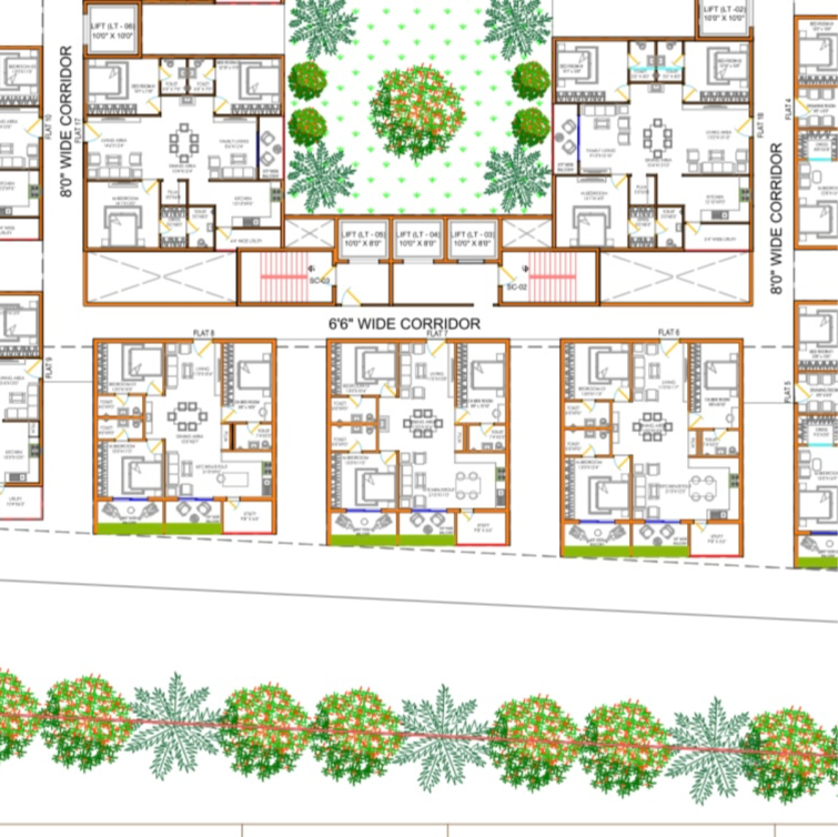 Cover Image, kollur 3 Bedroom 1827 Sq.Ft. Apartment In Kollur Hyderabad 8293053