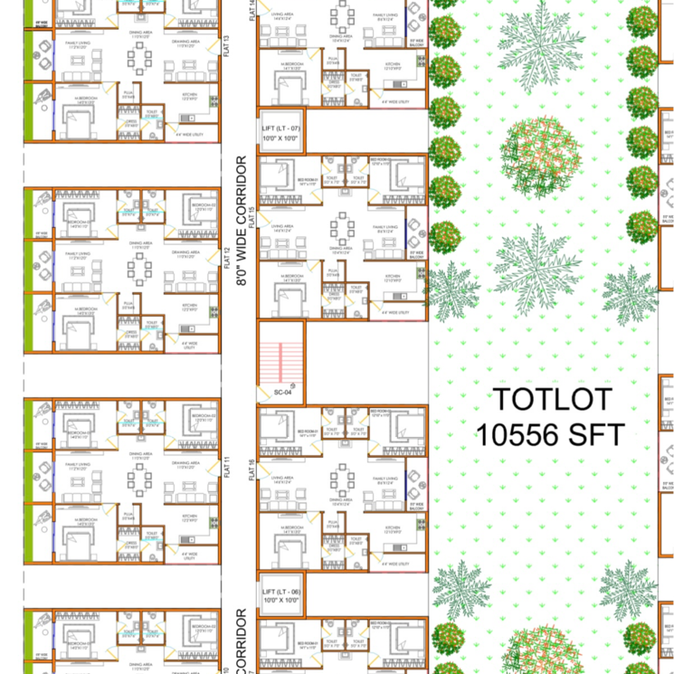 Master Plan, kollur 3 Bedroom 1827 Sq.Ft. Apartment In Kollur Hyderabad 8293053