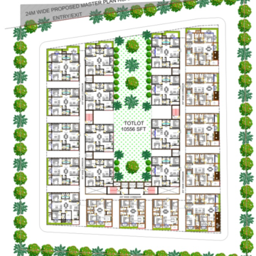 Master Plan in 3 BHK Apartment at Kollur – for Sale