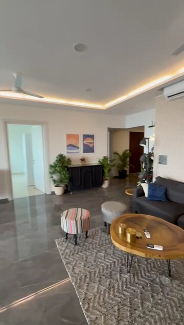 Living Room in 4 BHK Apartment at Bandra West – for Rent