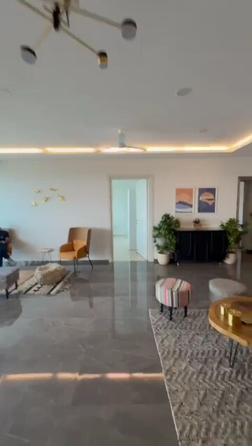 Living Room in 4 BHK Apartment at Bandra West – for Rent