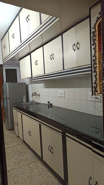 Kitchen in 2 BHK Builder Floor at Paschim Vihar – for Rent