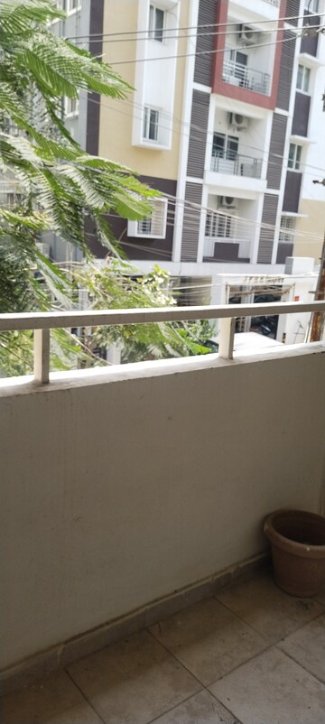 Balcony in 3 BHK Apartment at Pavani Laxmi Nivas, Madhapur – for Rent