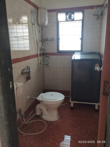 Bathroom in 2 BHK Apartment at Lokhandwala Residency, Worli – for Rent