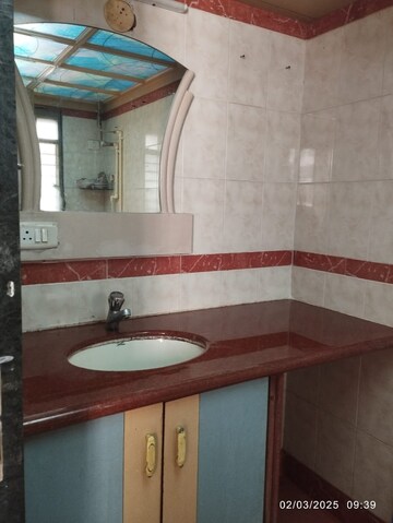 Attached Bathroom in 2 BHK Apartment at Lokhandwala Residency, Worli – for Rent