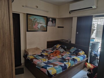 Bedroom in 2 BHK Apartment at Sethia Green View, Goregaon West – for Rent