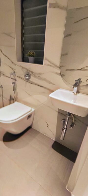 Bathroom in 2 BHK Apartment at Shree Ram Krishna Garden, Mira Road East – for Sale