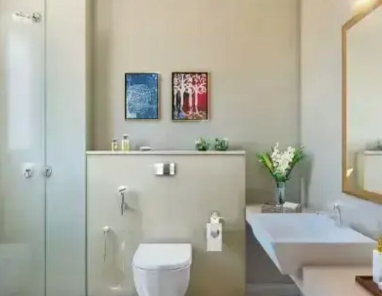 Attached Bathroom, l-and-t-seawoods-residences 2 Bedroom 738 Sq.Ft. Apartment In Seawoods Navi Mumbai 8293471
