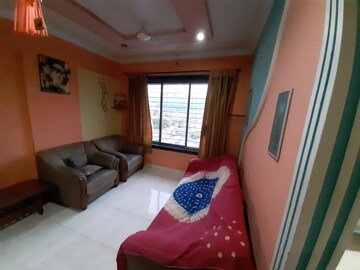 Living Room in 1 BHK Apartment at Raj Tarang, Dahisar East – for Rent