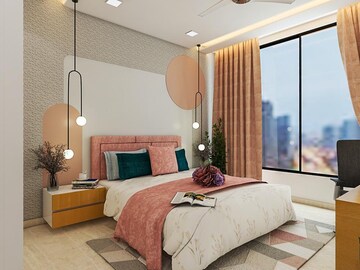 Bedroom in 3 BHK Apartment at Oberoi Realty Esquire, Goregaon East – for Rent