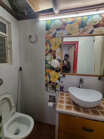 Bathroom in 3 BHK Apartment at Panchavati CHS Sion East, Sion East – for Rent