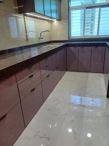 Kitchen in 2 BHK Apartment at Chamunda Heights, Ghansoli – for Rent