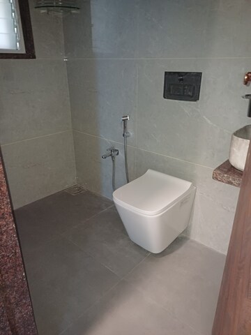 Bathroom in 2 BHK Apartment at Chamunda Heights, Ghansoli – for Rent