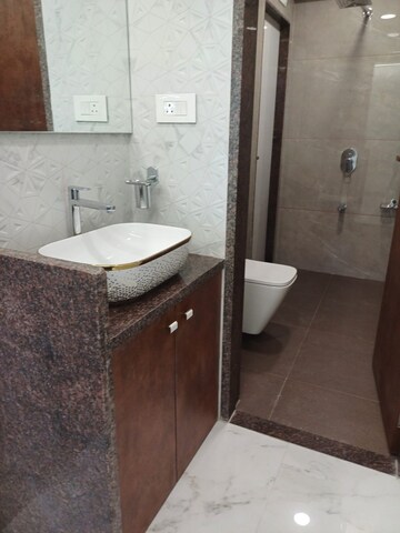 Bathroom in 2 BHK Apartment at Chamunda Heights, Ghansoli – for Rent