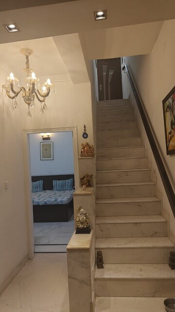 Staircase in 5 BHK Apartment at Vasant Kunj – for Sale