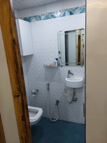 Bathroom in 1 BHK Apartment at Kanchan Janga CHS, Kopar Khairane – for Sale