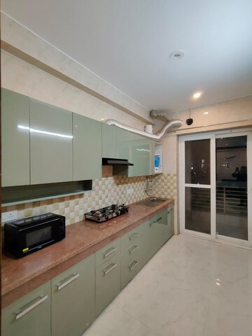 Kitchen in 3 BHK Builder Floor at Ansal Sushant Lok I, Sector 43 – for Rent