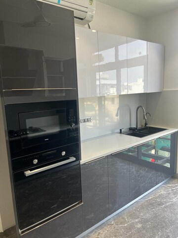 Kitchen in 4 BHK Builder Floor at DLF Atria, Dlf Phase ii – for Sale