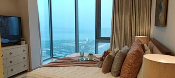 Bedroom in 3 BHK Apartment at Lokhandwala Harmony, Worli – for Rent
