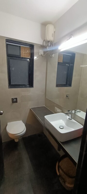 Bathroom in 3 BHK Apartment at Hubtown Hillcrest, Andheri East – for Rent