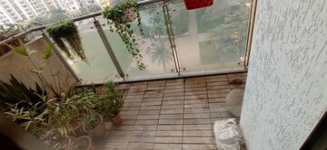 Balcony in 3 BHK Apartment at Lodha Luxuria, Majiwada – for Rent