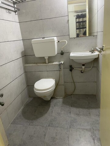 Bathroom in 2 BHK Apartment at Sahaj Solarium, Vasna – for Rent