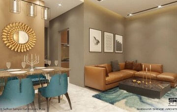 Living Room in 2.5 BHK Builder Floor at Smart World Gems, Sector 89 – for Rent