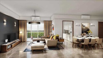 Living Room in 2.5 BHK Builder Floor at Smart World Gems, Sector 89 – for Rent