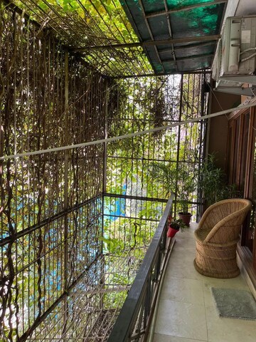 Balcony in 3 BHK Builder Floor at Greater Kailash ii – for Rent