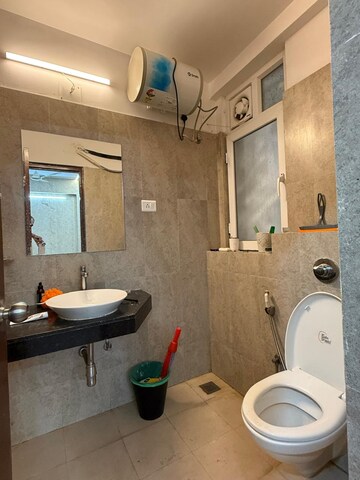 Bathroom in 3 BHK Apartment at Pacifica Hill Crest, Gachibowli – for Rent