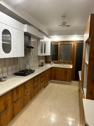 Kitchen in 3 BHK Builder Floor at Sushant Lok 2, Sector 57 – for Rent