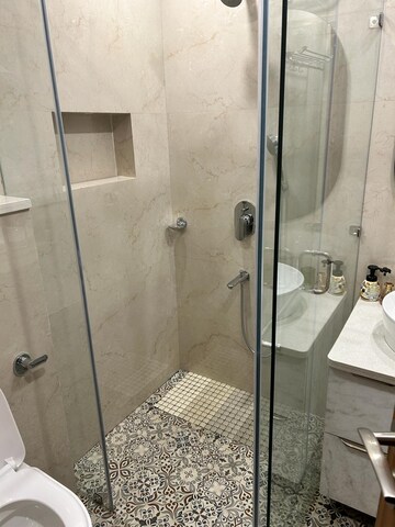 Bathroom in 3 BHK Builder Floor at Sushant Lok 2, Sector 57 – for Rent