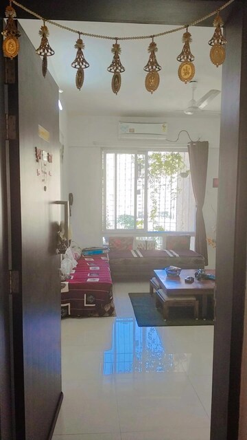 Living Room in 1.5 BHK Apartment at Puranik Rumah Bali, Ghodbunder Road – for Sale