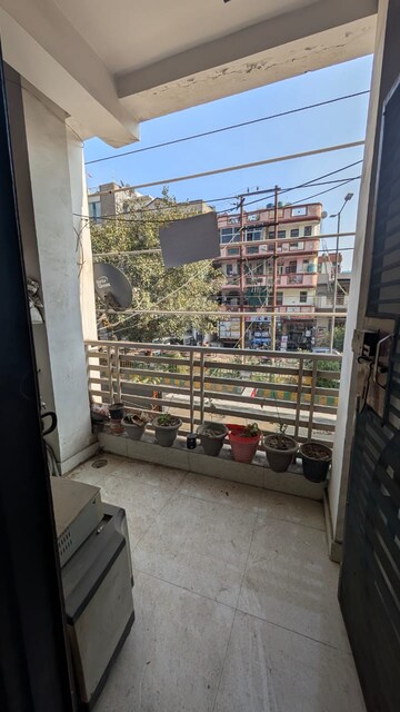 Balcony in 2 BHK Builder Floor at Vaishali Sector 4 – for Rent