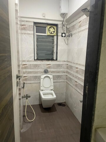 Bathroom in 1 BHK Apartment at Divyam Heights, Andheri West – for Rent