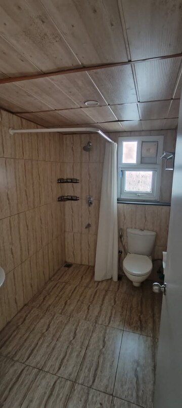 Bathroom in 3 BHK Apartment at Prestige High Fields, Gachibowli – for Rent