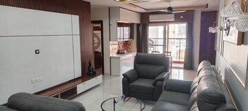 Living Room in 3 BHK Apartment at Prestige High Fields, Gachibowli – for Rent