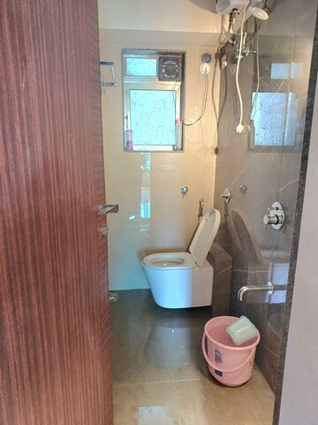 Bathroom in 3 BHK Apartment at Jyoti Sukriti, Goregaon East – for Rent