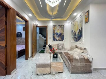 Living Room in 3 BHK Apartment at Igi Airport Area – for Sale