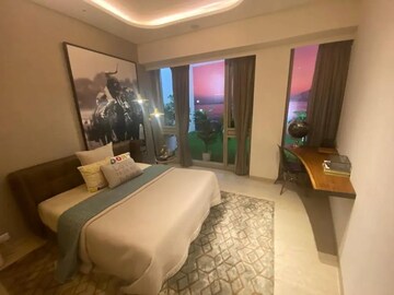 Living Room in 4 BHK Apartment at Lodha Trump Tower, Worli – for Rent