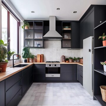 Kitchen in 3 BHK Apartment at Kalighat – for Sale