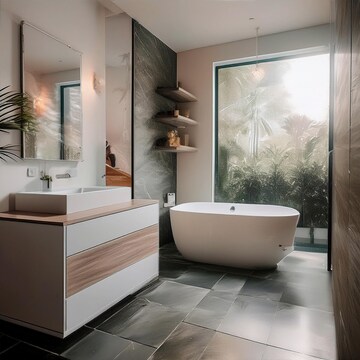 Bathroom in 3 BHK Apartment at Kalighat – for Sale