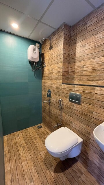 Bathroom in 2 BHK Apartment at Lodha Crown Quality Homes, Majiwada – for Rent