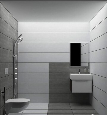 Bathroom in 3 BHK Apartment at Kalighat – for Sale