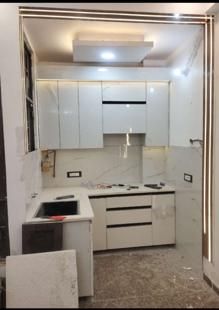 Kitchen, nyay khand 2 Bedroom 800 Sq.Ft. Builder Floor In Nyay Khand Ghaziabad 8295748