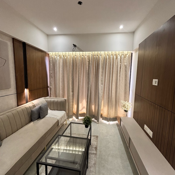 Living Room, bhaveshwar-iris 1 Bedroom 418 Sq.Ft. Apartment In Khar Kopar Navi Mumbai 8295799