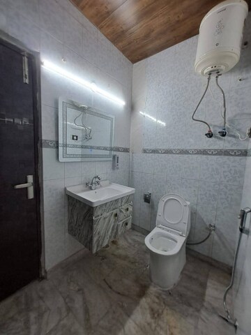 Bathroom in 3 BHK Builder Floor at Shivalik Colony – for Rent